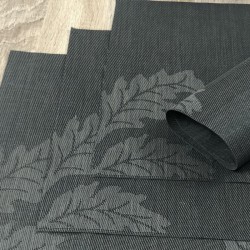 Carbon woven vinyl Fleximats reverse side in focus