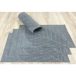 Woven vinyl Fleximats Sable design reverse side by Plymouth Pottery