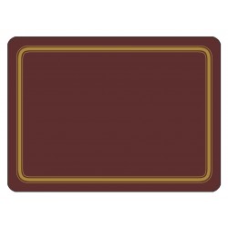 Claret colour melamine placemats corkbacked UK made
