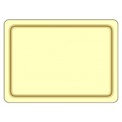 Cream colour melamine placemats, UK made, corkbacked