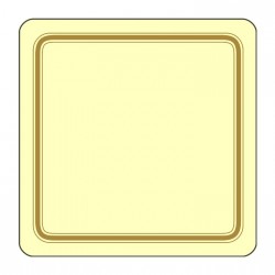 Cream colour corkbacked melamine drinks coasters, UK made