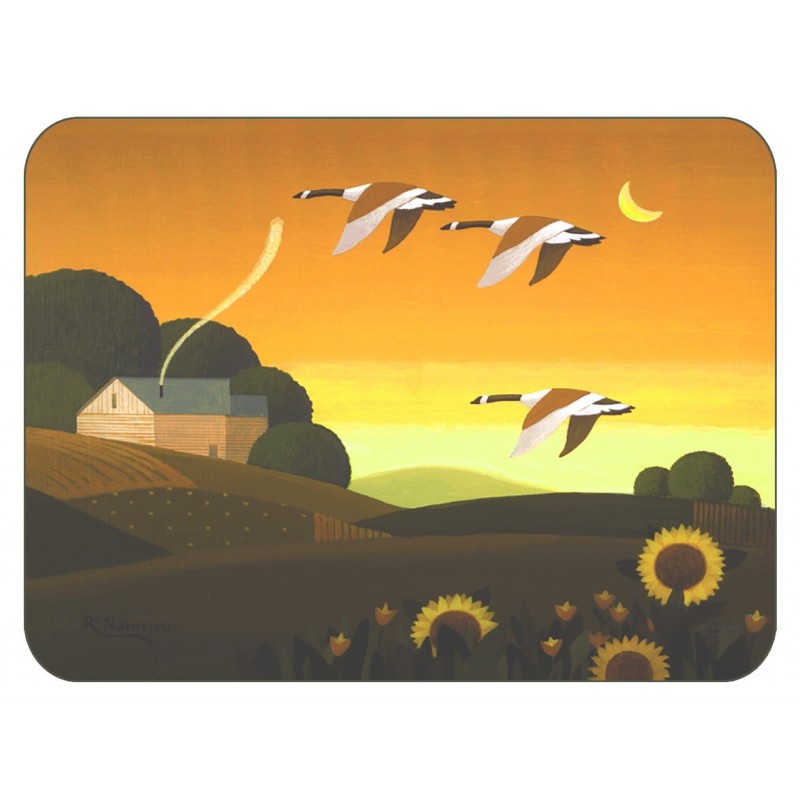 Summer Gold placemats corkbacked with hard surface