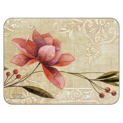 Plymouth Pottery Antique Bloom floral corkbacked tablemats