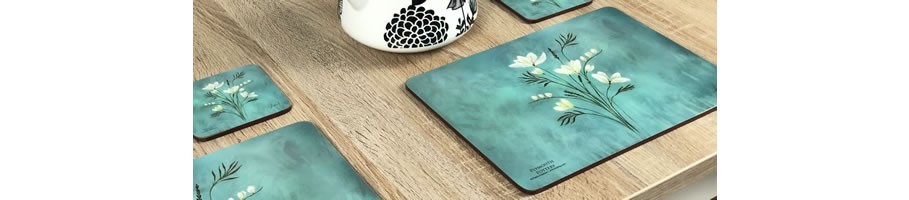 Classic Cork Backed Placemats. UK Designed