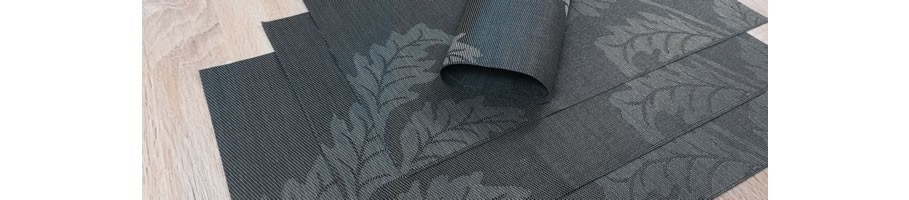 Flexible, Fleximat woven vinyl placemats