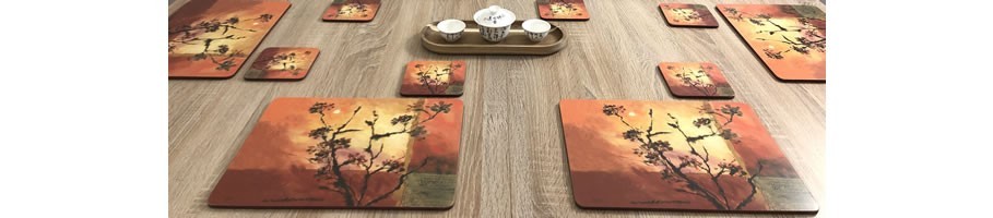 The Best Stylish, Contemporary Placemats and Coasters