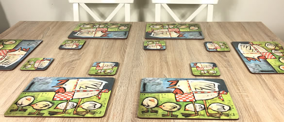 Plymouth Pottery placemats - Mother Hen